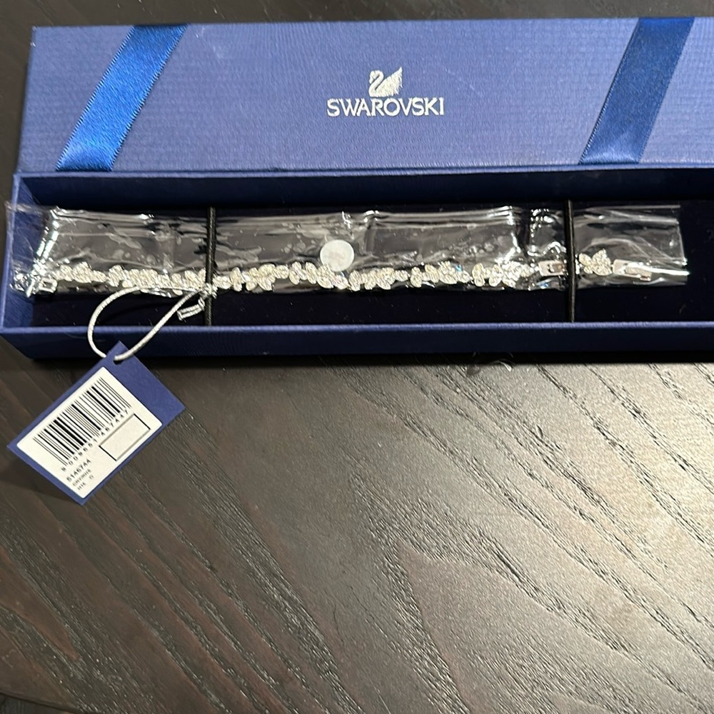 Swarovski Diapason Bracelet White, Rhodium Plating
